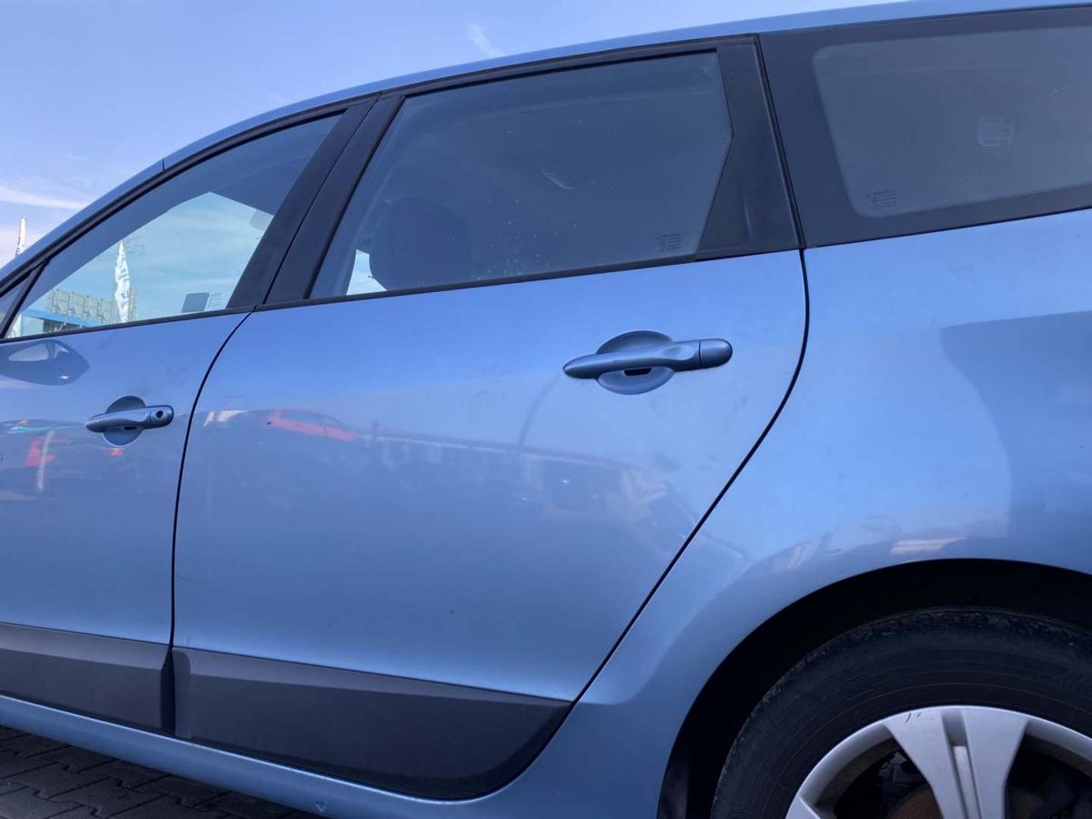 Renault Grand Scenic 3 original T&uuml;r hinten links Terpa Hellblaumetallic Rohbau Bj.2011